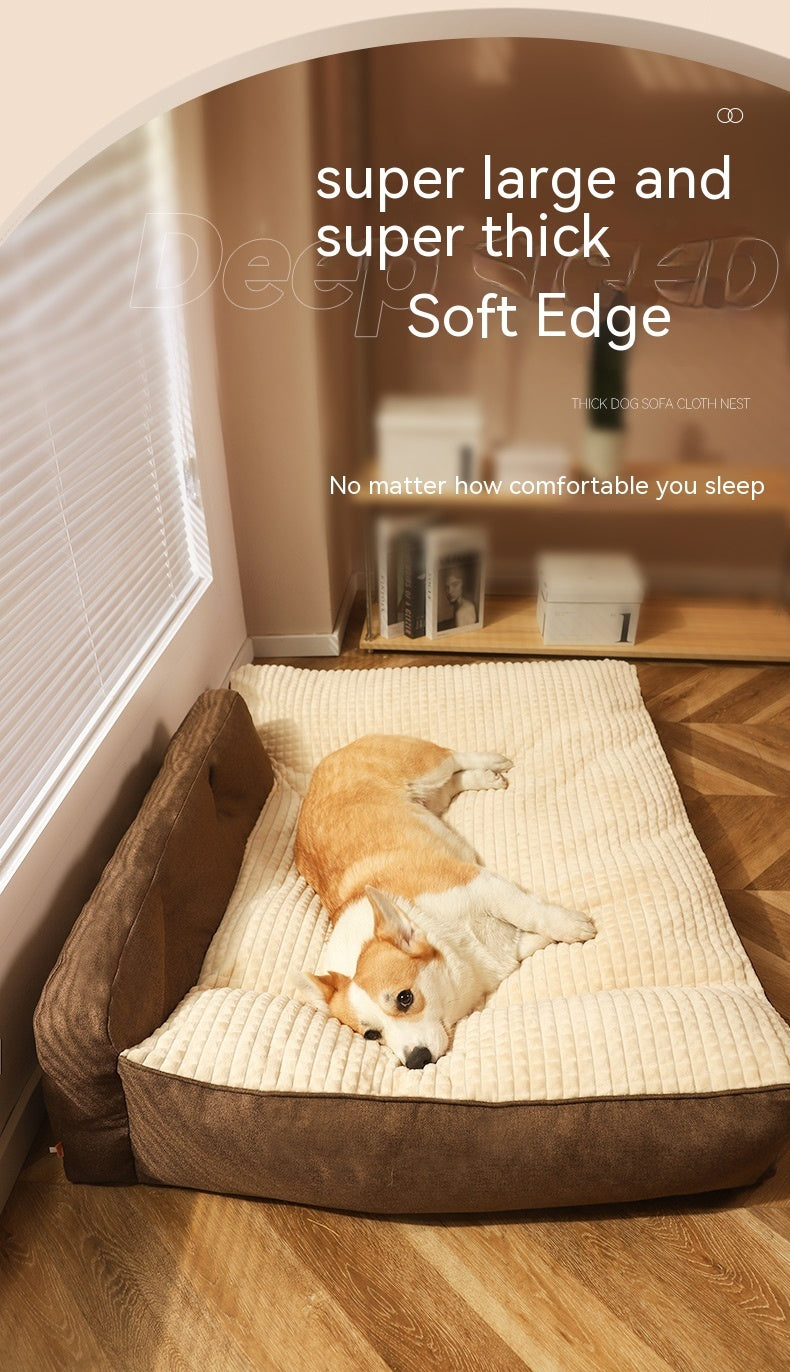 Warmes Sofa für große Hunde